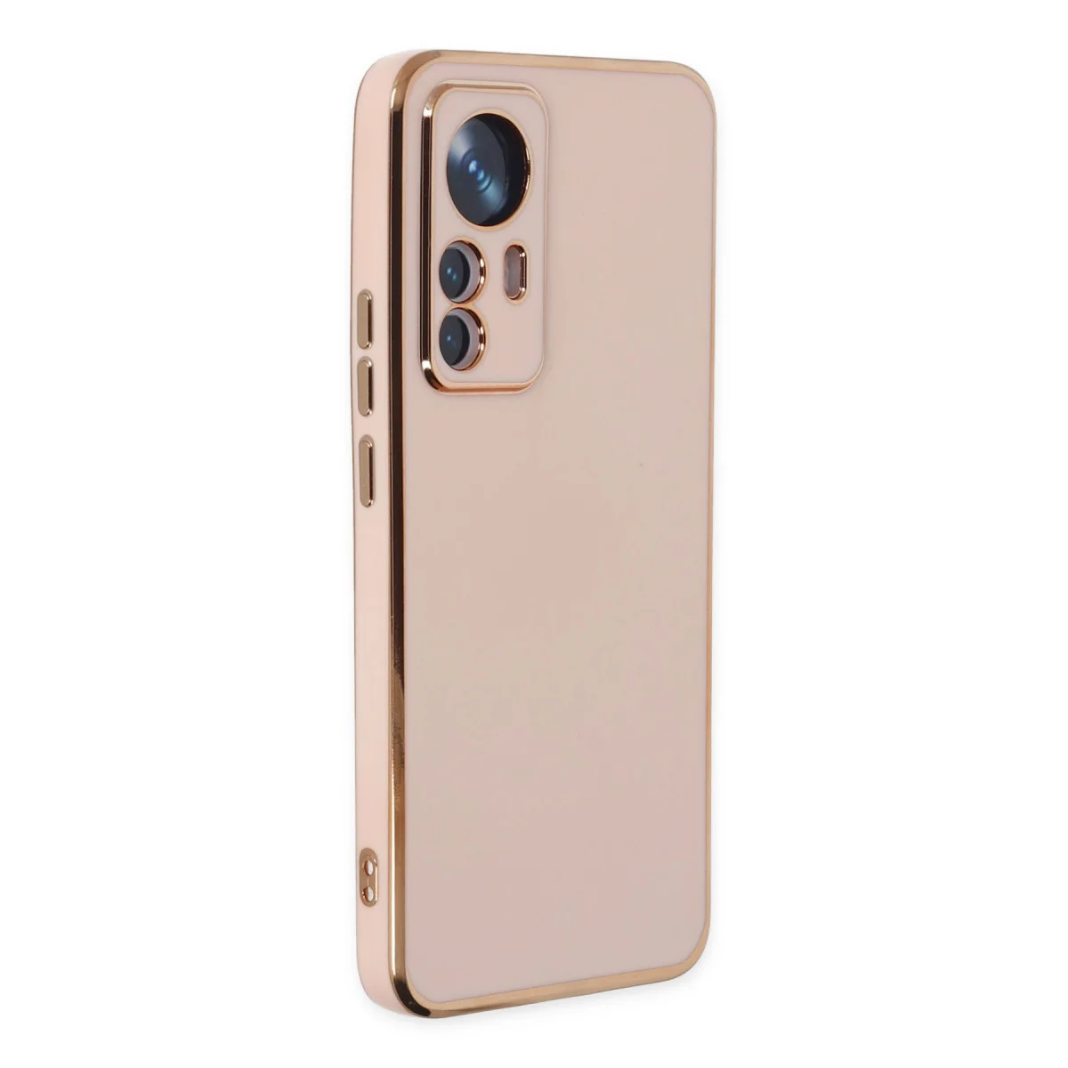 Mi 12T Pro Volet Silikon Kılıf - Pembe - 7 Renk Seçeneği ve Premium Koruma