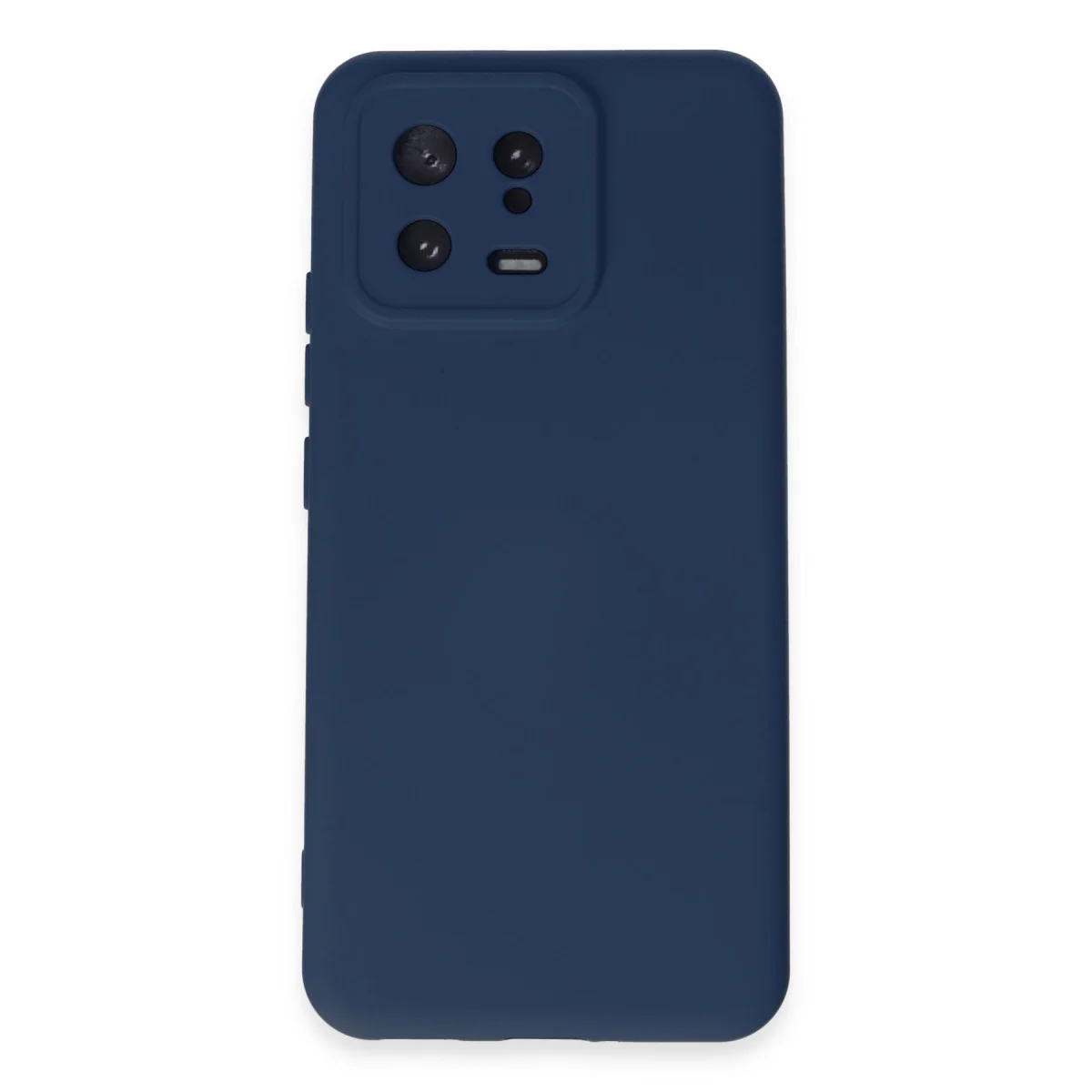 Mi 13 Nano İçi Kadife Silikon Kılıf - Lacivert (Yerli Üretim)