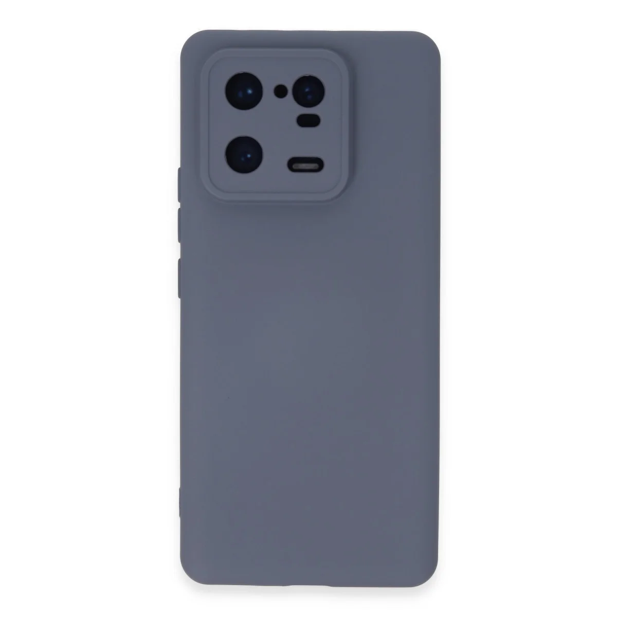 Mi 13 Pro İçi Kadife Nano Silikon Kılıf - Gri ve Şık Koruma