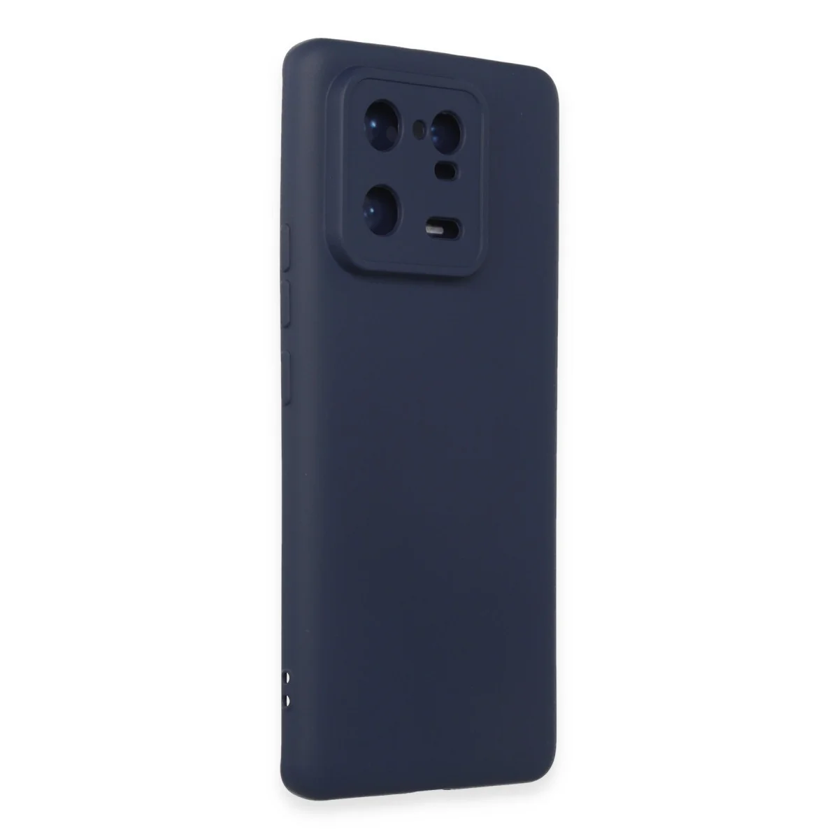 Mi 13 Pro Nano İçi Kadife Silikon Kılıf - Lacivert (Premium, Şık ve Güvenli)