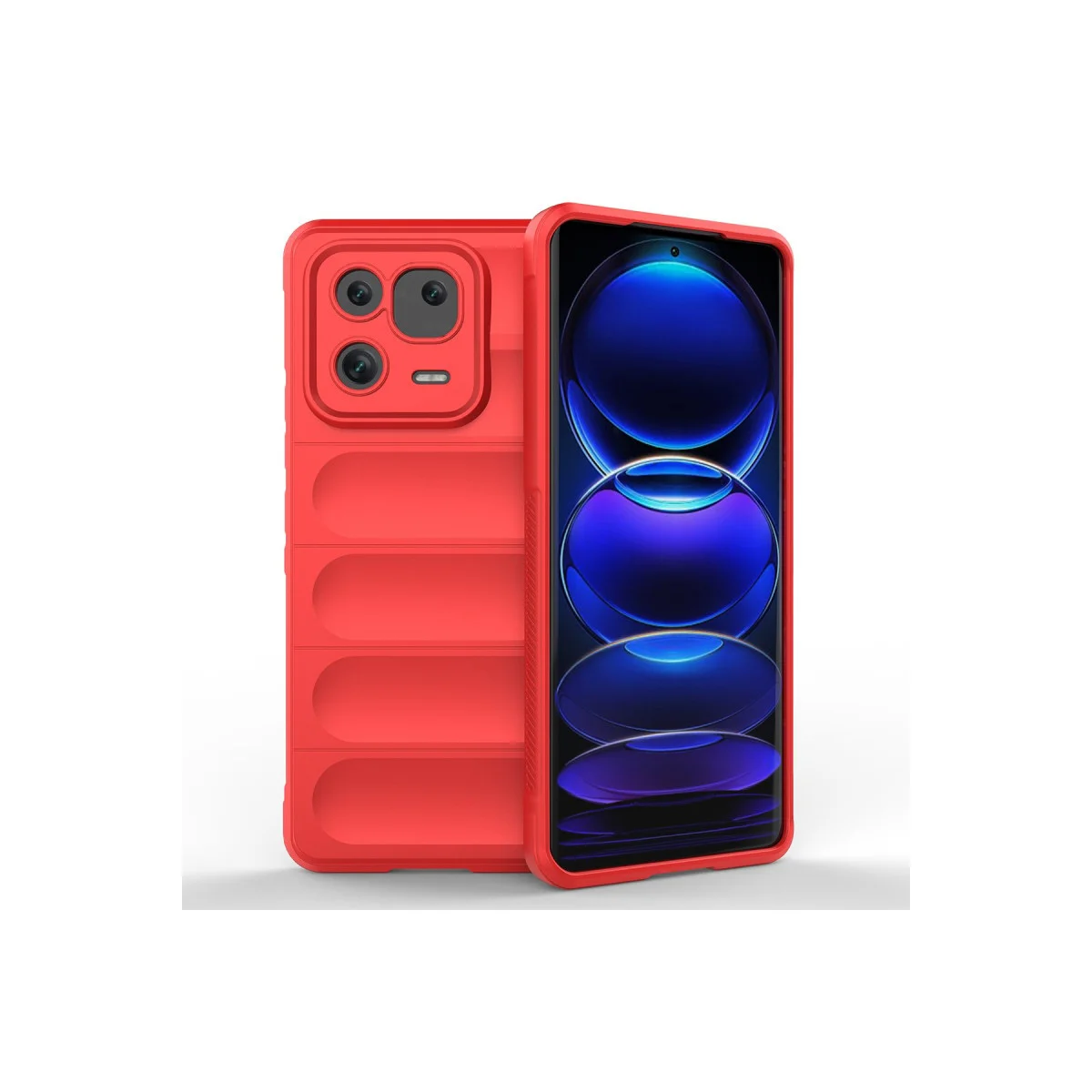 Mi 13 Pro Optimum Silikon Kılıf - Kırmızı Mat Koruma Kılıfı