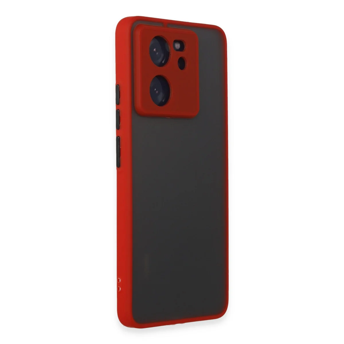 Mi 13T Pro Montreal Silikon Kılıf - Kırmızı & Kamera Korumalı