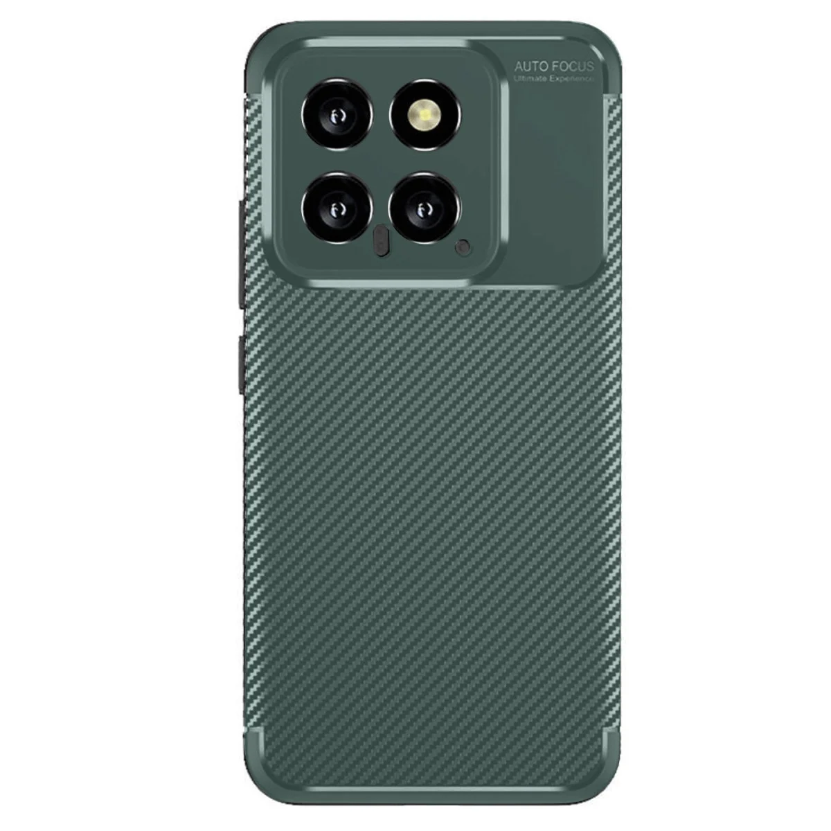 Mi 14T Auto Focus Karbon Kılıf - Koyu Yeşil