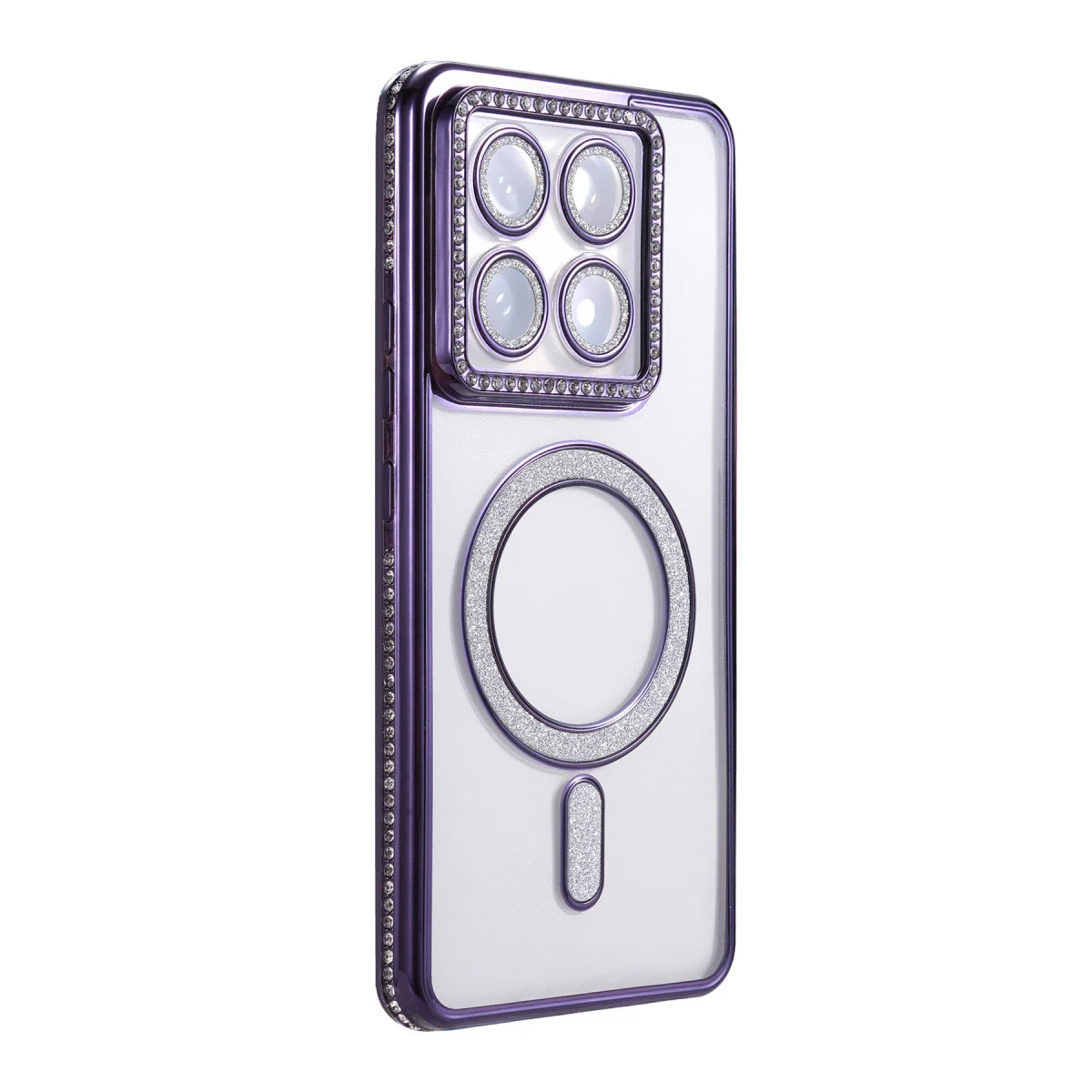 Mi 14T Pro Joke Simli Magneticsafe Kılıf - Derin Mor (Estetik TPU Kılıf)