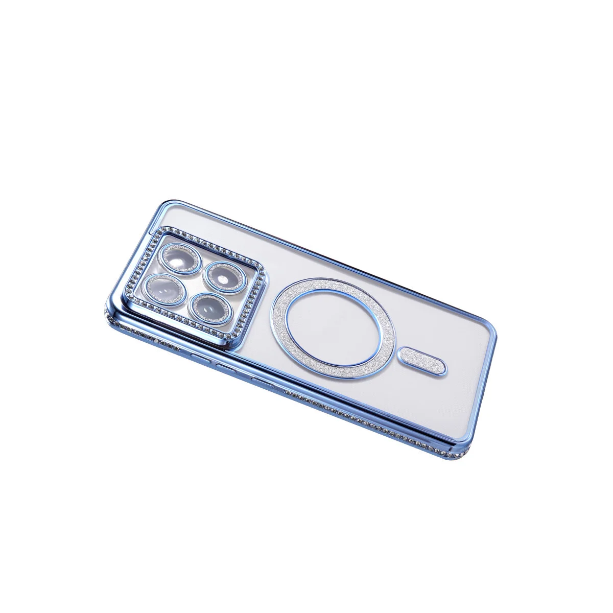 Mi 14T Pro Joke Simli Magneticsafe Kılıf - Mavi ve Parlak Tasarım