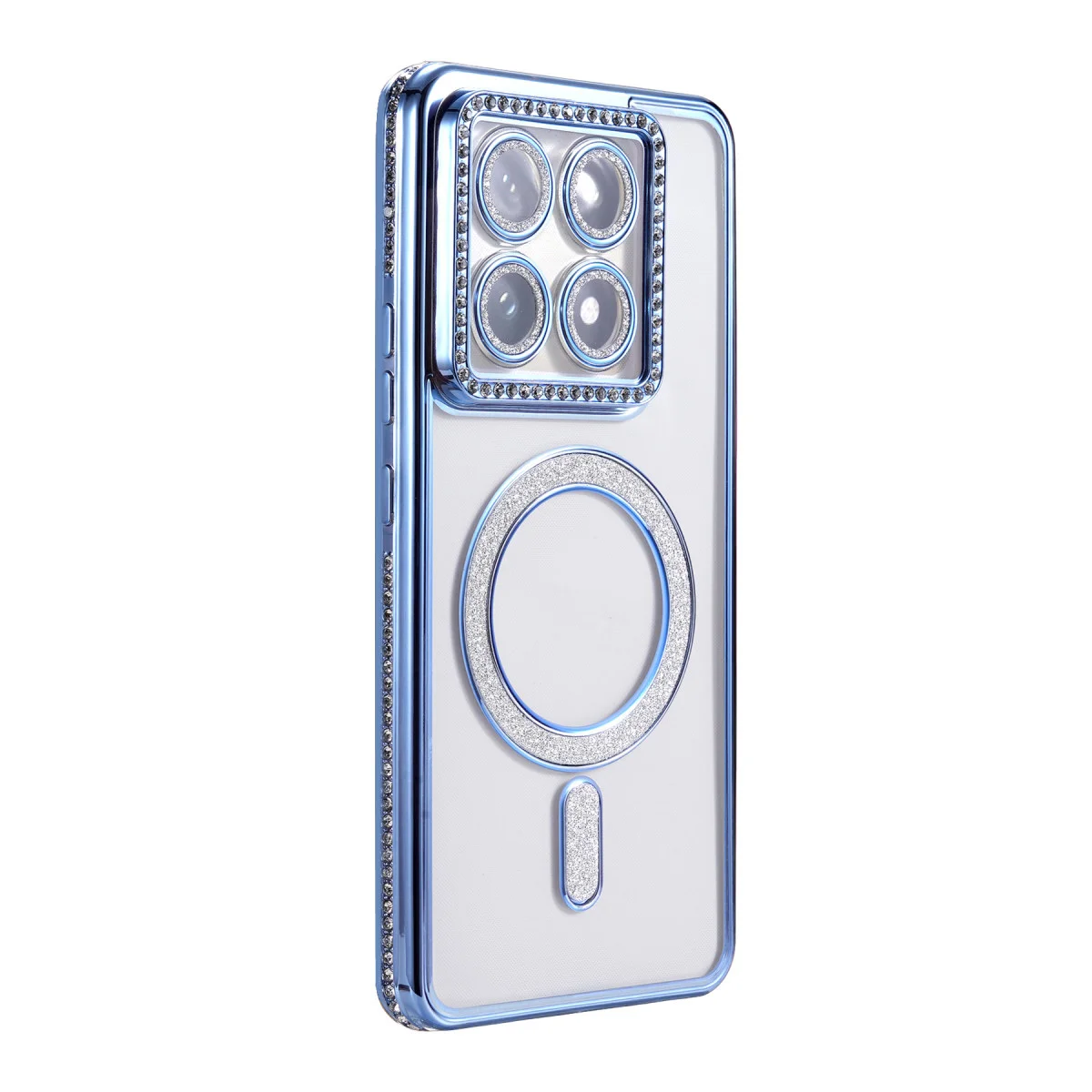 Mi 14T Pro Joke Simli Magneticsafe Kılıf - Mavi ve Parlak Tasarım