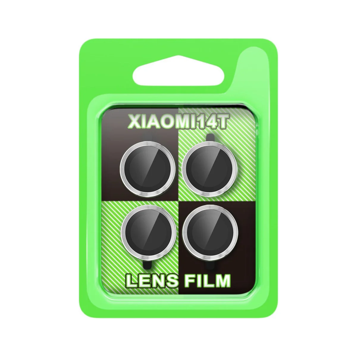 Mi 14T Raze Metal Kamera Lens - Gümüş 3D HD AR Kaplama Koruması