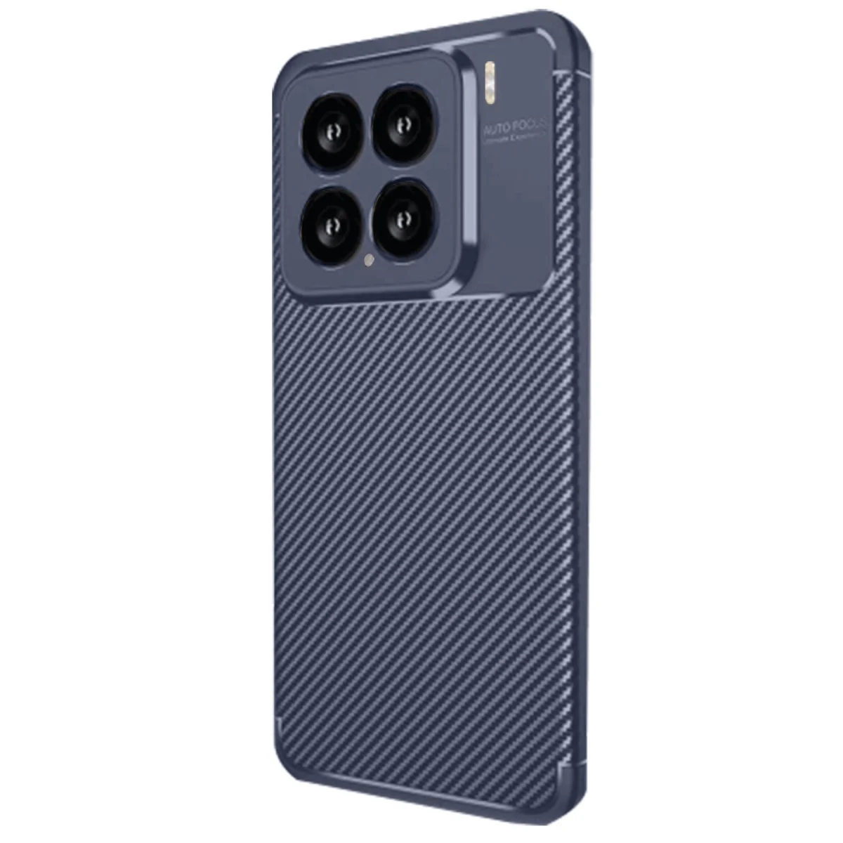 Mi 15 Auto Focus Karbon Kapak - Lacivert Kılıf ve Maksimum Koruma