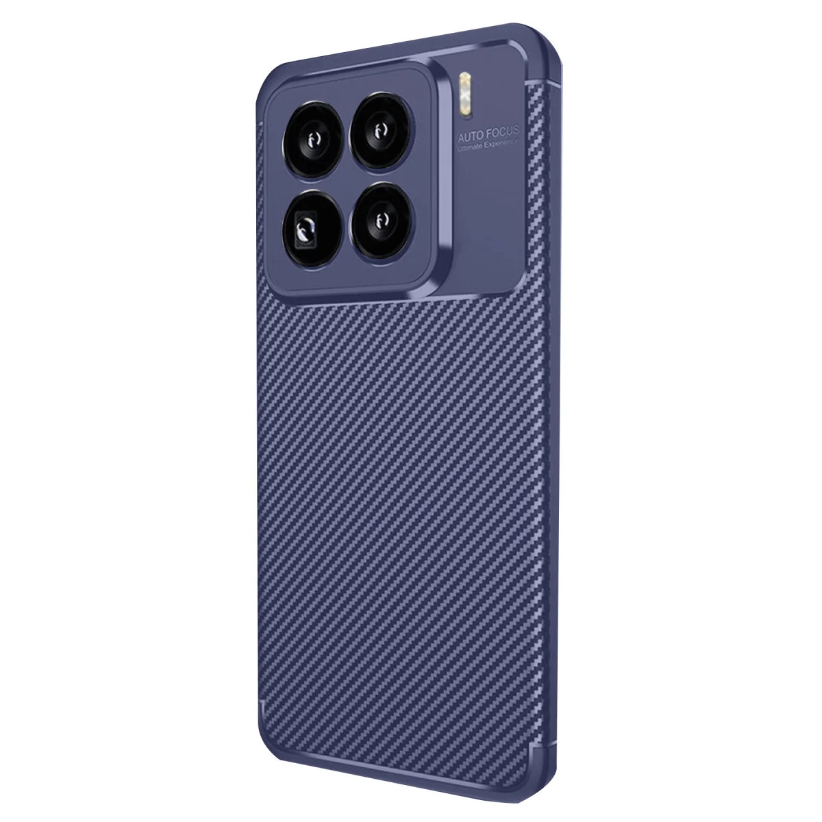 Mi 15 Pro Auto Focus Karbon Kılıf - Premium Lacivert Kılıf