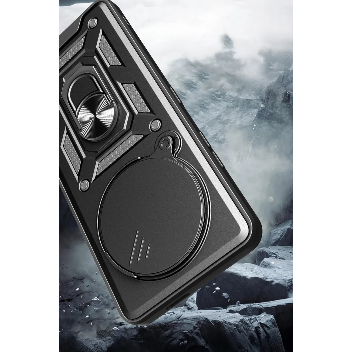 Mi 15 Ultra Kılıf Pars Lens Kapaklı Silikon - Lacivert