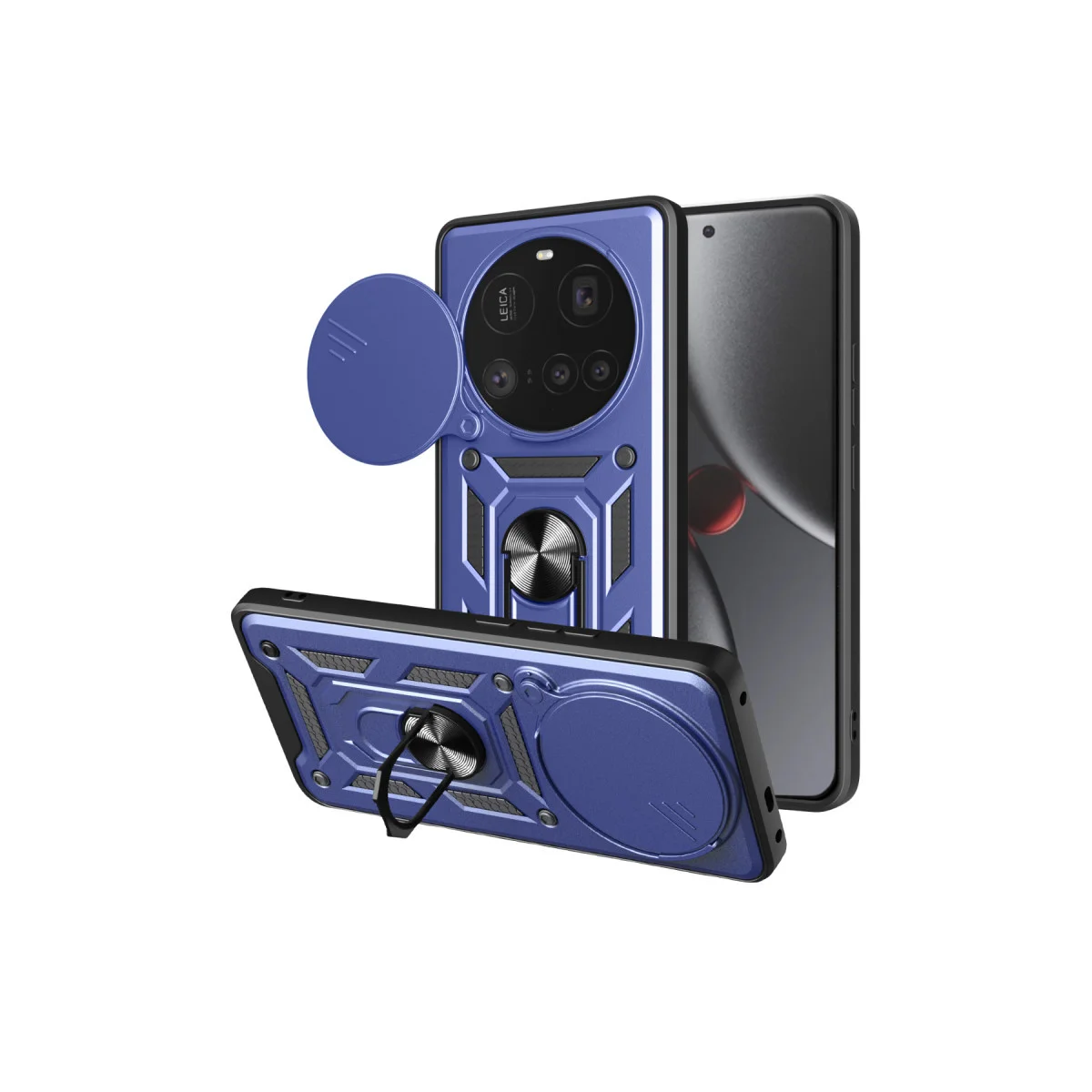 Mi 15 Ultra Kılıf Pars Lens Kapaklı Silikon - Lacivert