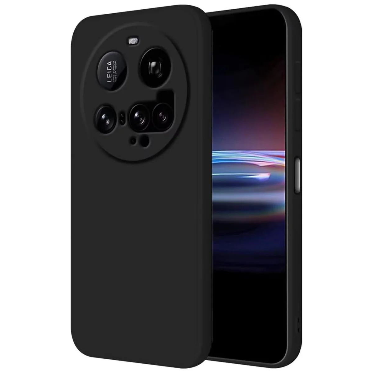 Mi 15 Ultra Nano İçi Kadife Silikon Kılıf - Siyah