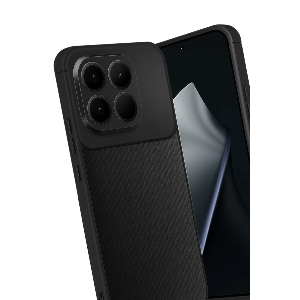 Mi 15T Auto Focus Karbon Kapak - Siyah, Düşme ve Çizilmelere Karşı Güçlü Koruma
