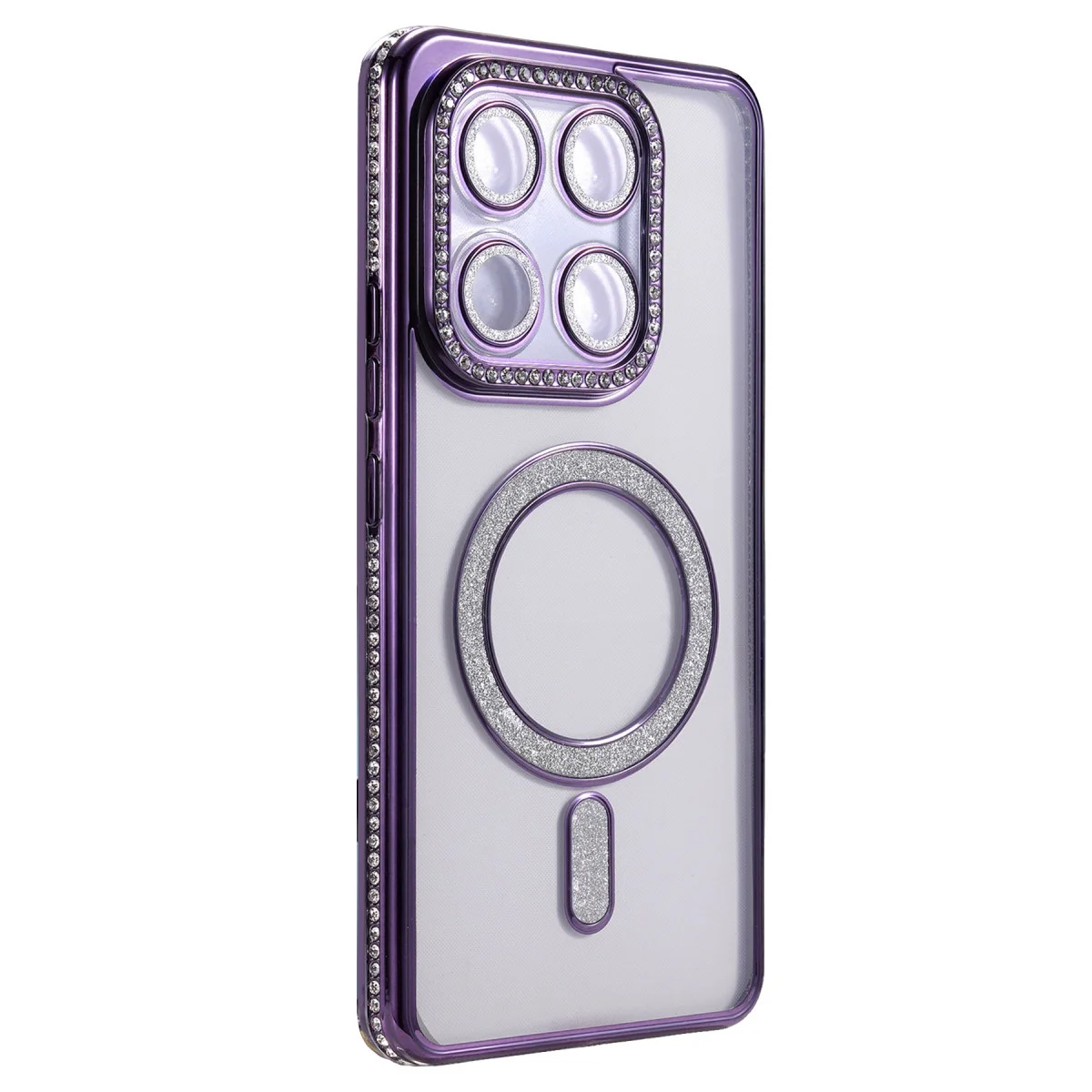 Mi 15T Pro Derin Mor Joke Simli Magneticsafe Kılıf - Şık ve Tam Koruma