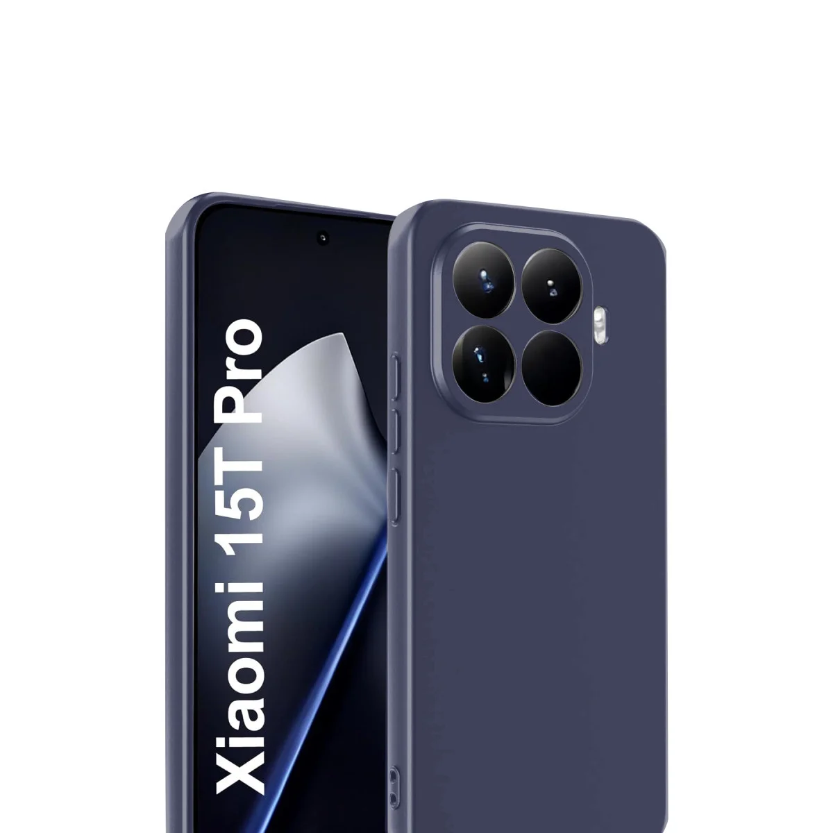 Mi 15T Pro First Silikon Kılıf - Lacivert, Ultra İnce ve Şık Koruma