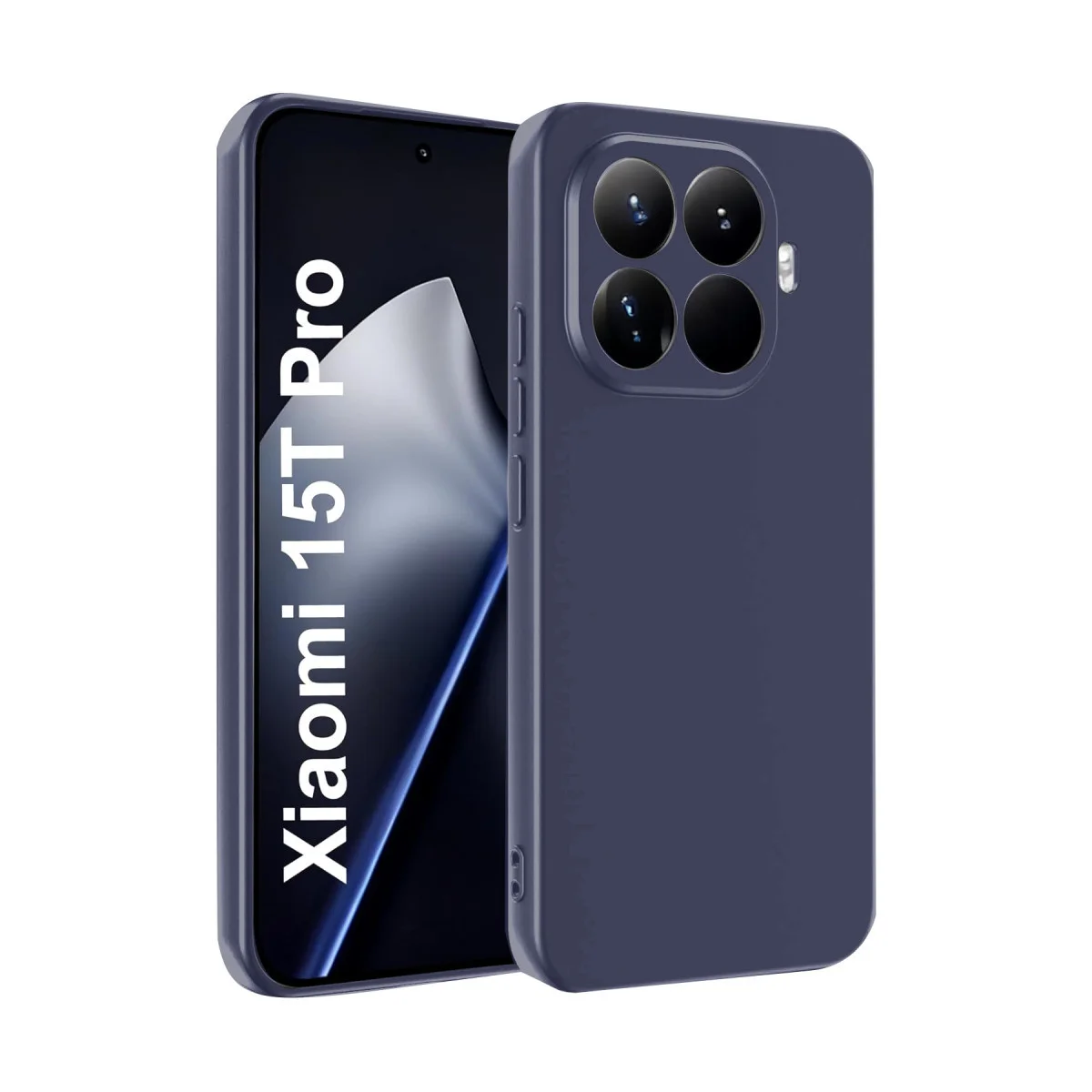 Mi 15T Pro First Silikon Kılıf - Lacivert, Ultra İnce ve Şık Koruma