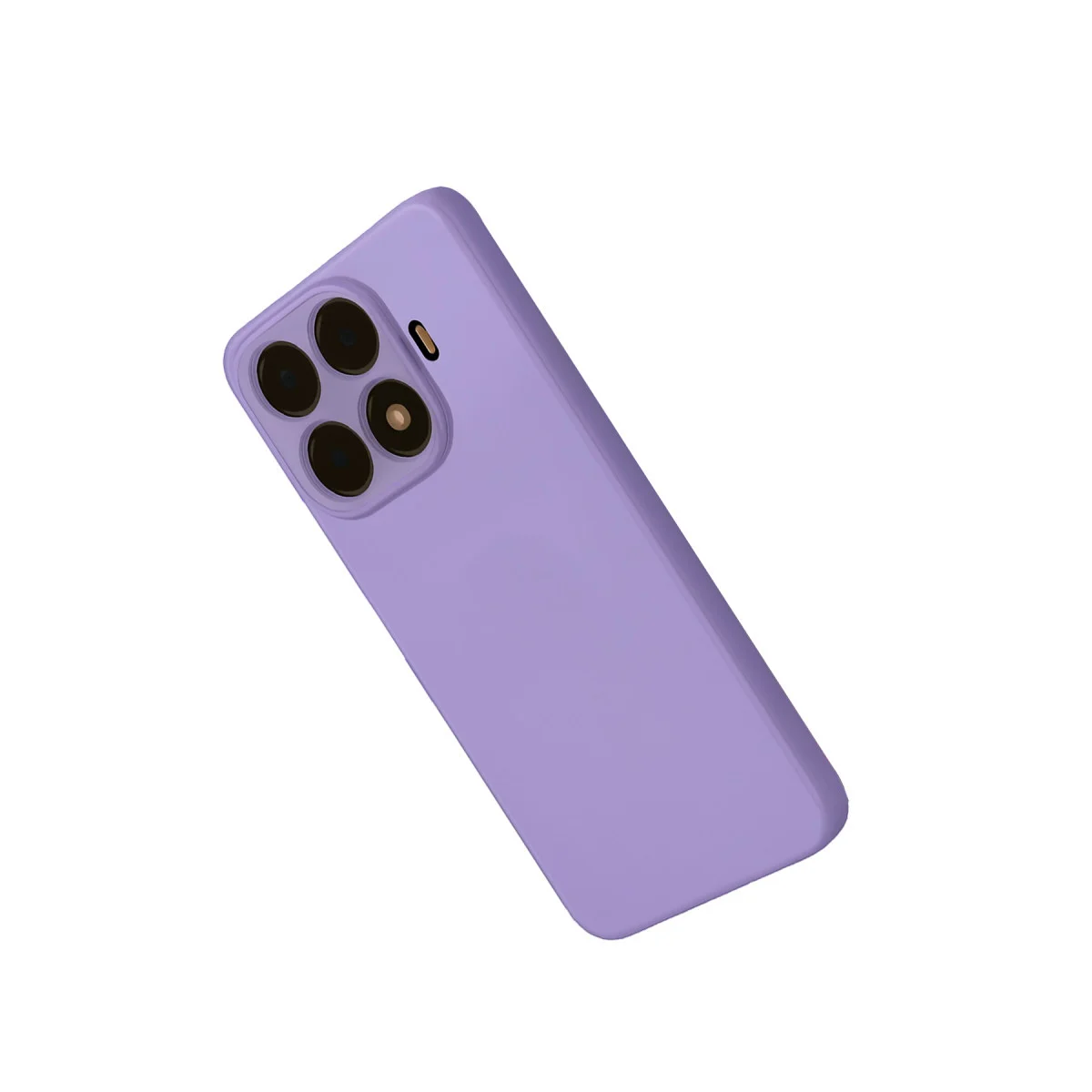 Mi 15T Pro Kadife Silikon Kılıf - Lila Nano İçi Şık Koruma Kılıfı