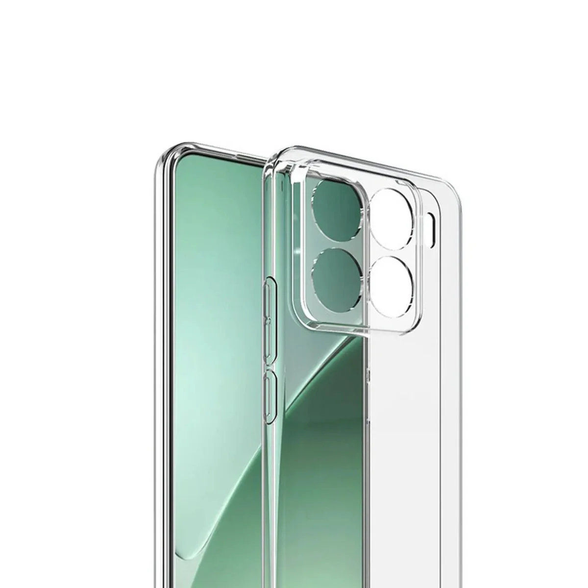 Mi 15T Pro Lüks Şeffaf Silikon Kılıf - %100 Şeffaf, Pürüzsüz ve Uzun Ömürlü Koruma