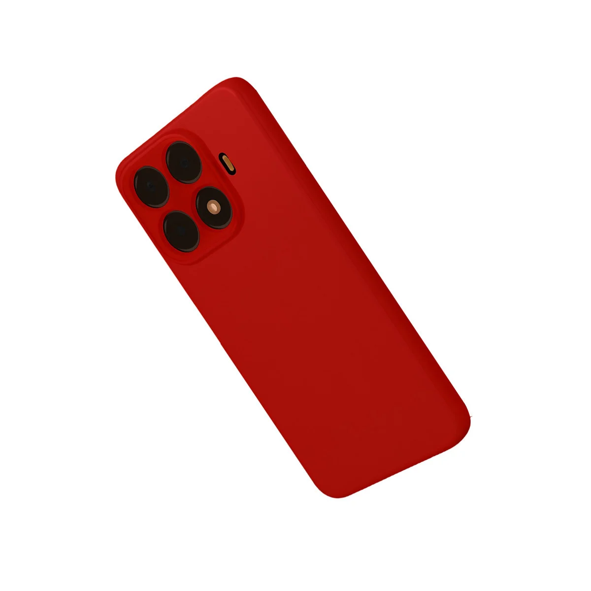 Mi 15T Pro Nano İçi Kadife Silikon Kılıf - Kırmızı ve Şık Koruma