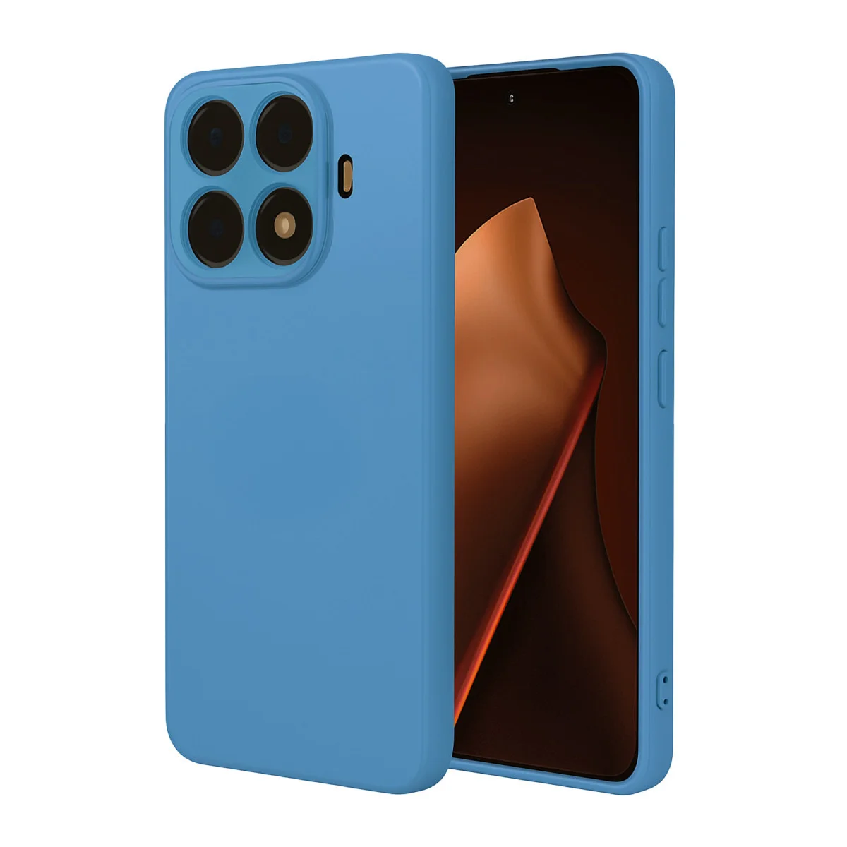 Mi 15T Pro Nano İçi Kadife Silikon Kılıf - Mavi, Yerli Üretim ve Maksimum Koruma