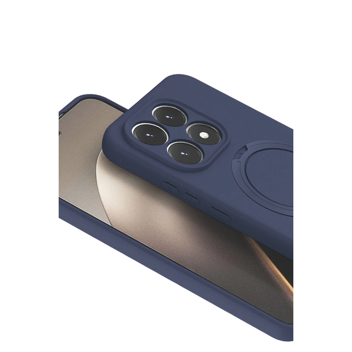 Mi 15T Regal Magsafe Standlı Kapak - Lacivert