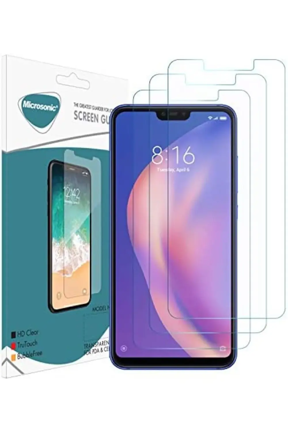 Mi 8 Lite Ekran Cam (3'lü Paket) 1174074