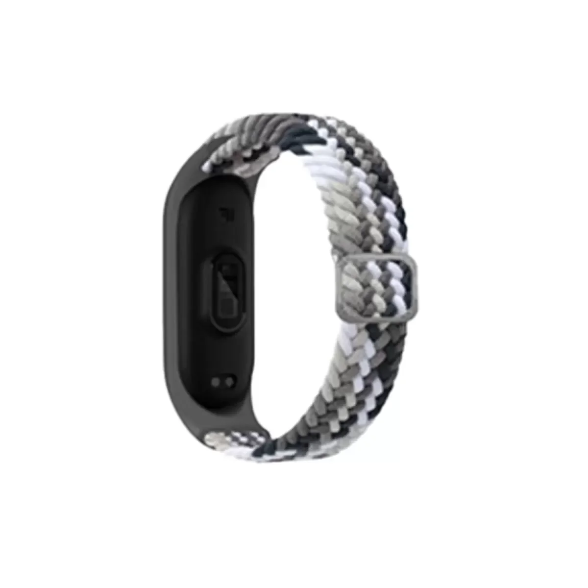 Mi Band 4 Star Kordon - Gri-Siyah | Esnek Örgü Bileklik