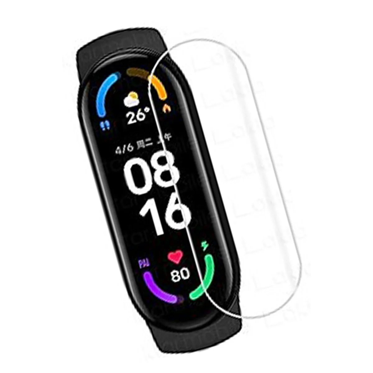 Mi Band 5 Şeffaf Polymer Nano Ekran Koruyucu - En İyi Kırılmazlık ve Şeffaflık