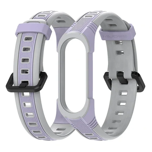 Mi Band 5/4 Çift Renk Silikon Kayış – Terlemeden Kayan Kordon Sorununa Son