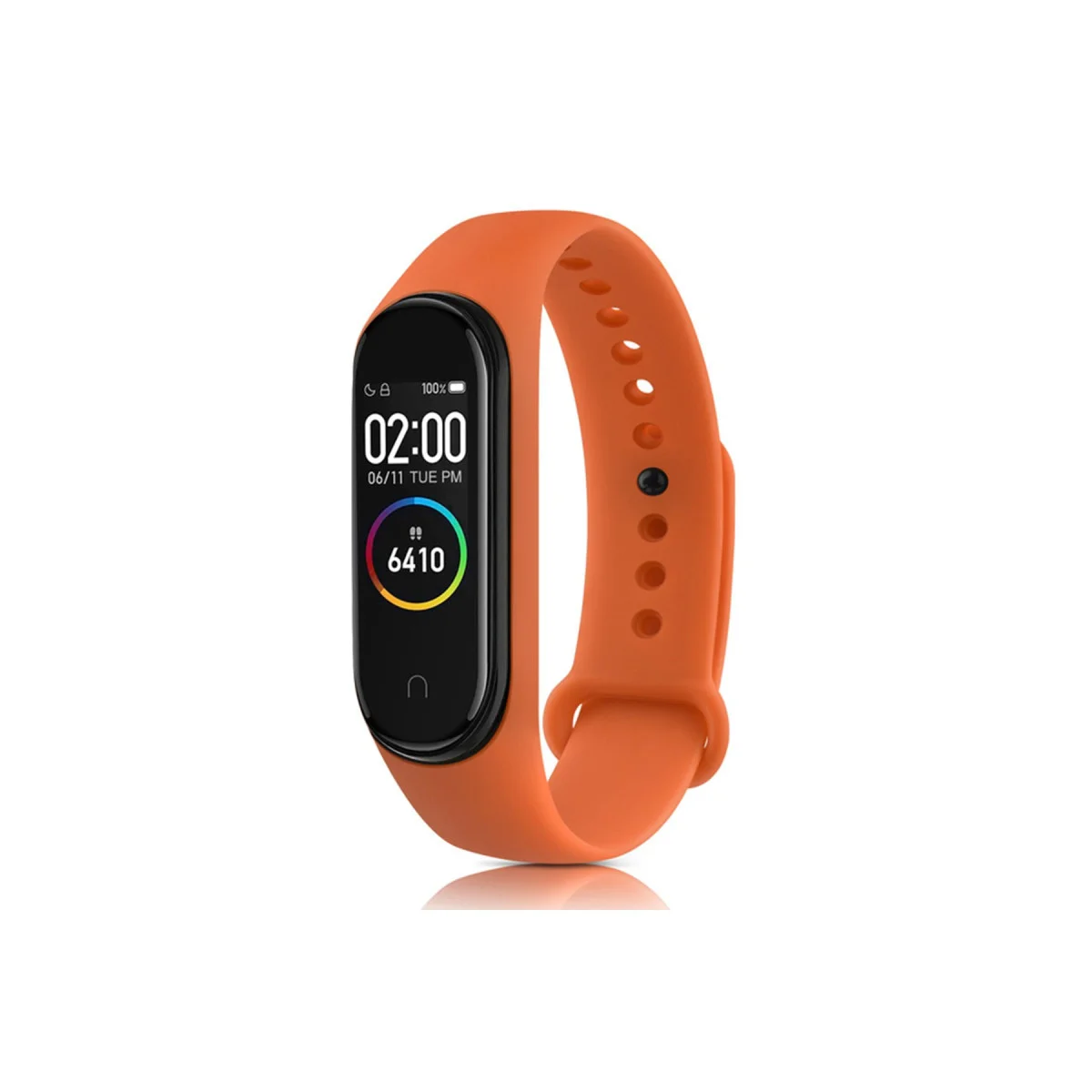 Mi Band 6 Klasik Kordon - Turuncu ve Esnek Takviye Şerit