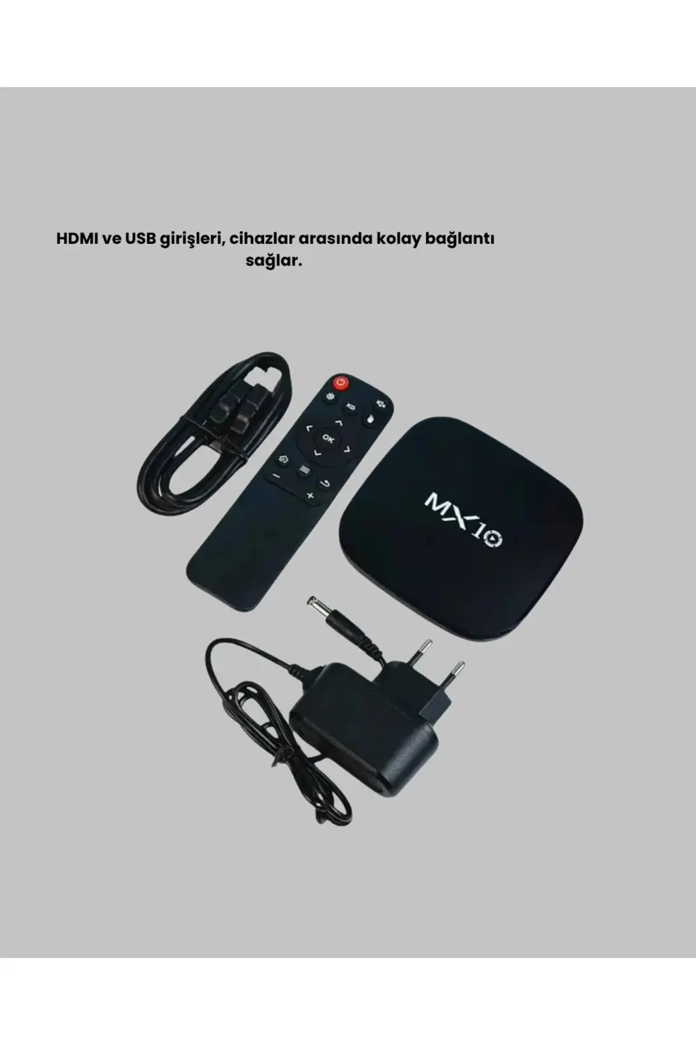 Mi Box S 4K Android TV Box – Google Asistan, Dolby Ses, 8 GB Hafı