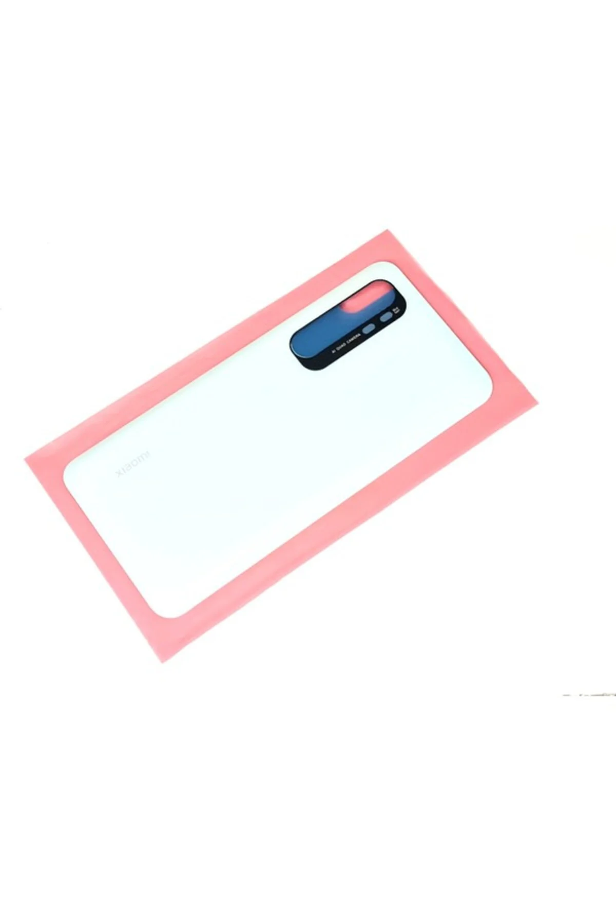 Mi Note 10 Lite Arka Kapak Batarya Pil Kapağı (Cam) Siyah