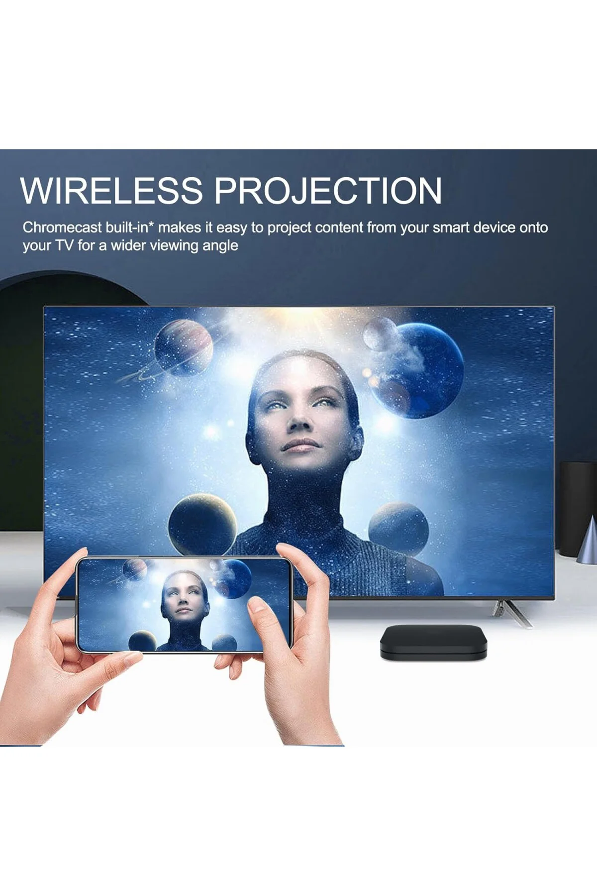 Mi TV Box S 2. Nesil, Mi Box S Ultra HD 4K Streaming Media Player, Chromecast'li S 2. Nesi