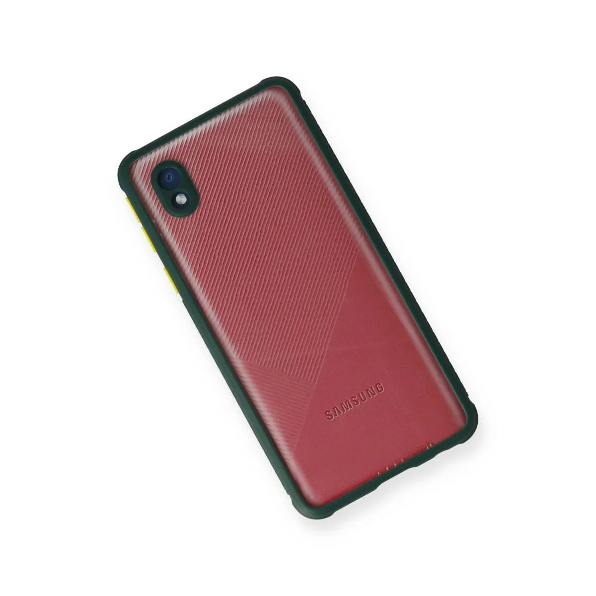 Miami Şeffaf Silikon Kılıf Samsung Galaxy A01 Core ile Uyumlu - Koyu Yeşil Darbe Emici Airbag Miami Şeffaf Silikon Kılıf Samsung Galaxy A01 Core ile Uyumlu - Koyu Yeşil Darbe Emici Airbag