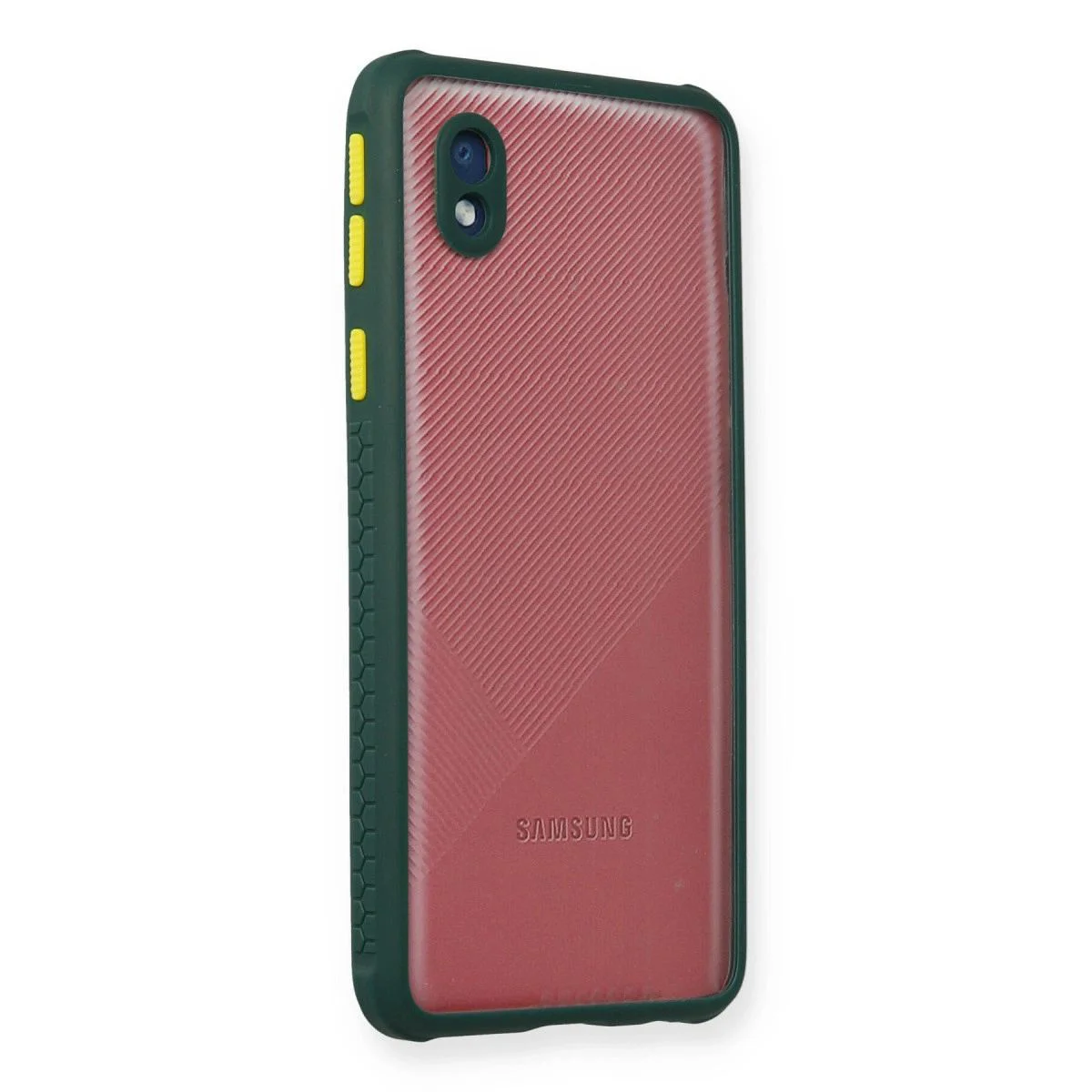 Miami Şeffaf Silikon Kılıf Samsung Galaxy A01 Core ile Uyumlu - Koyu Yeşil Darbe Emici Airbag Miami Şeffaf Silikon Kılıf Samsung Galaxy A01 Core ile Uyumlu - Koyu Yeşil Darbe Emici Airbag
