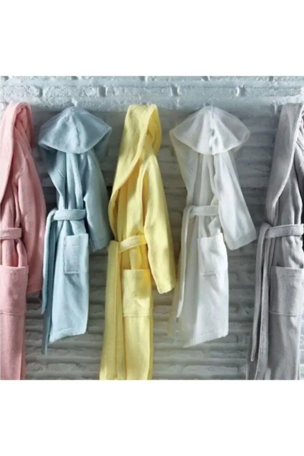 Sarev Micco Şal Yaka Bornoz Ekru M Beden