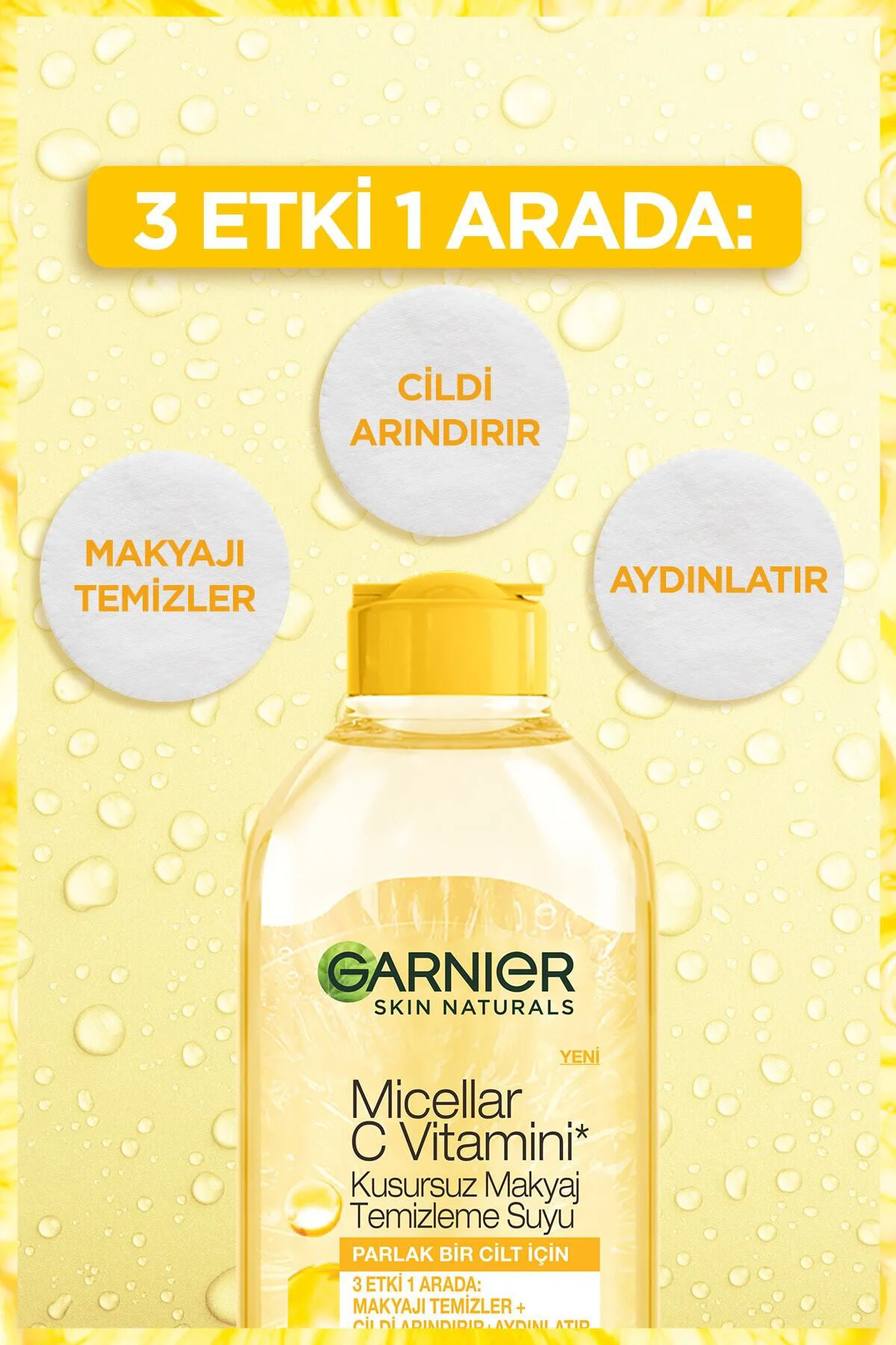 Micellar C Vitamini Kusursuz Makyaj Temizleme Suyu 400ml