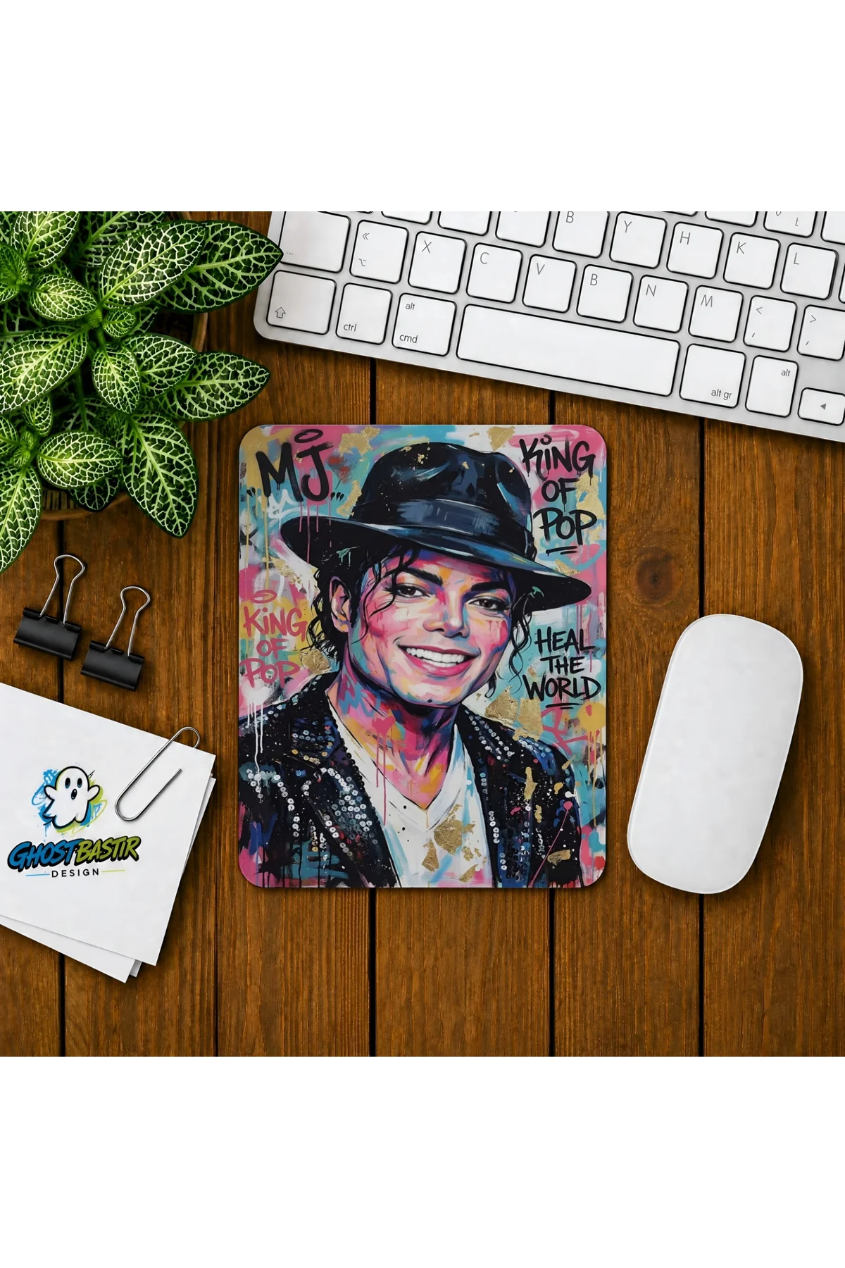 Michael Jackson Baskılı Oyuncu Mousepad 0200