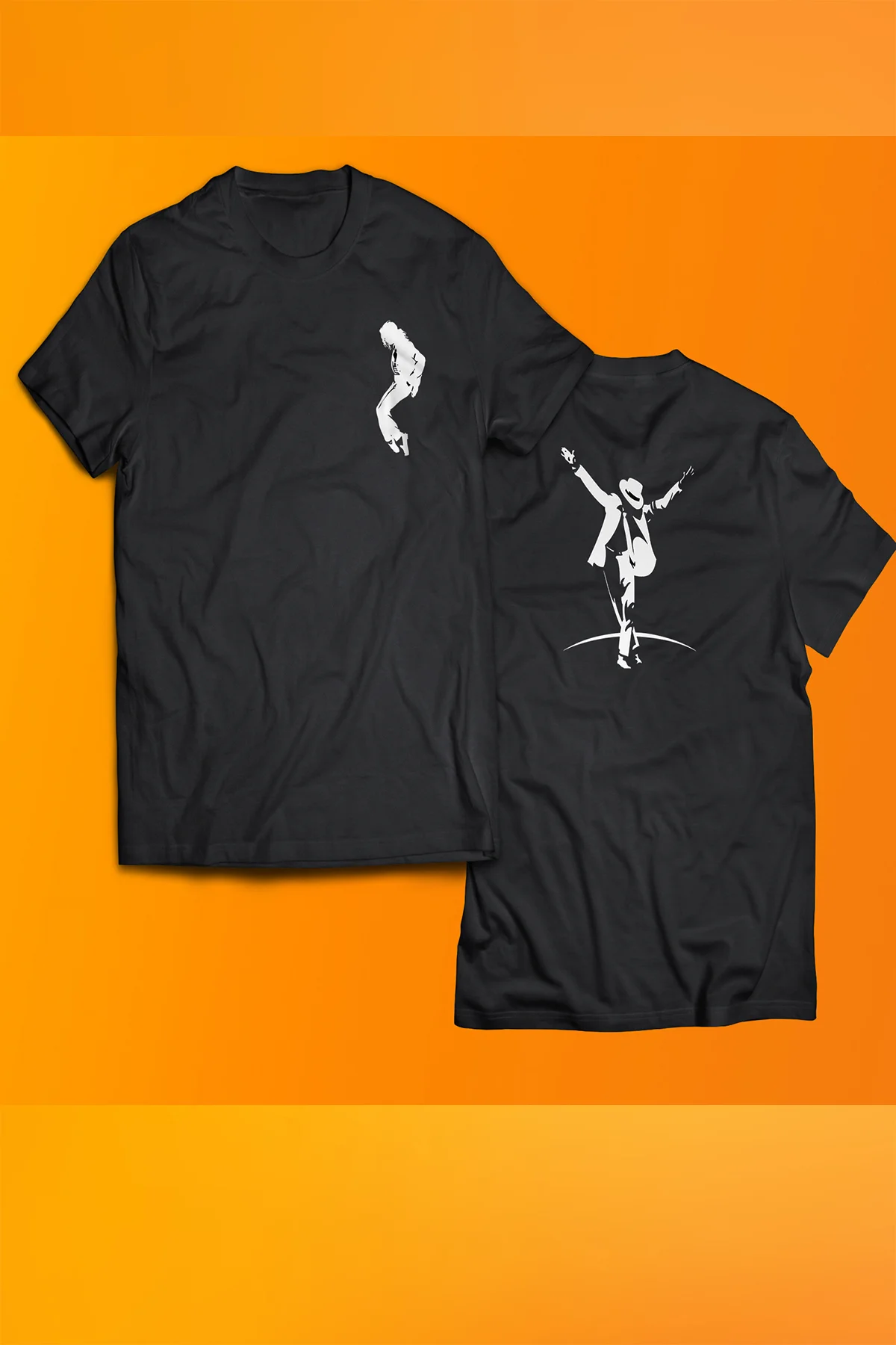Michael Jackson Baskılı %100 Pamuk Oversize T-shirt Büyük Beden T