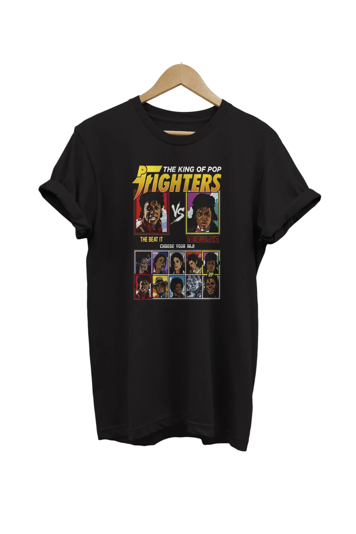 Mıchael Jackson Baskılı %100 Pamuk Basic T-shirt Normal Beden Tişört