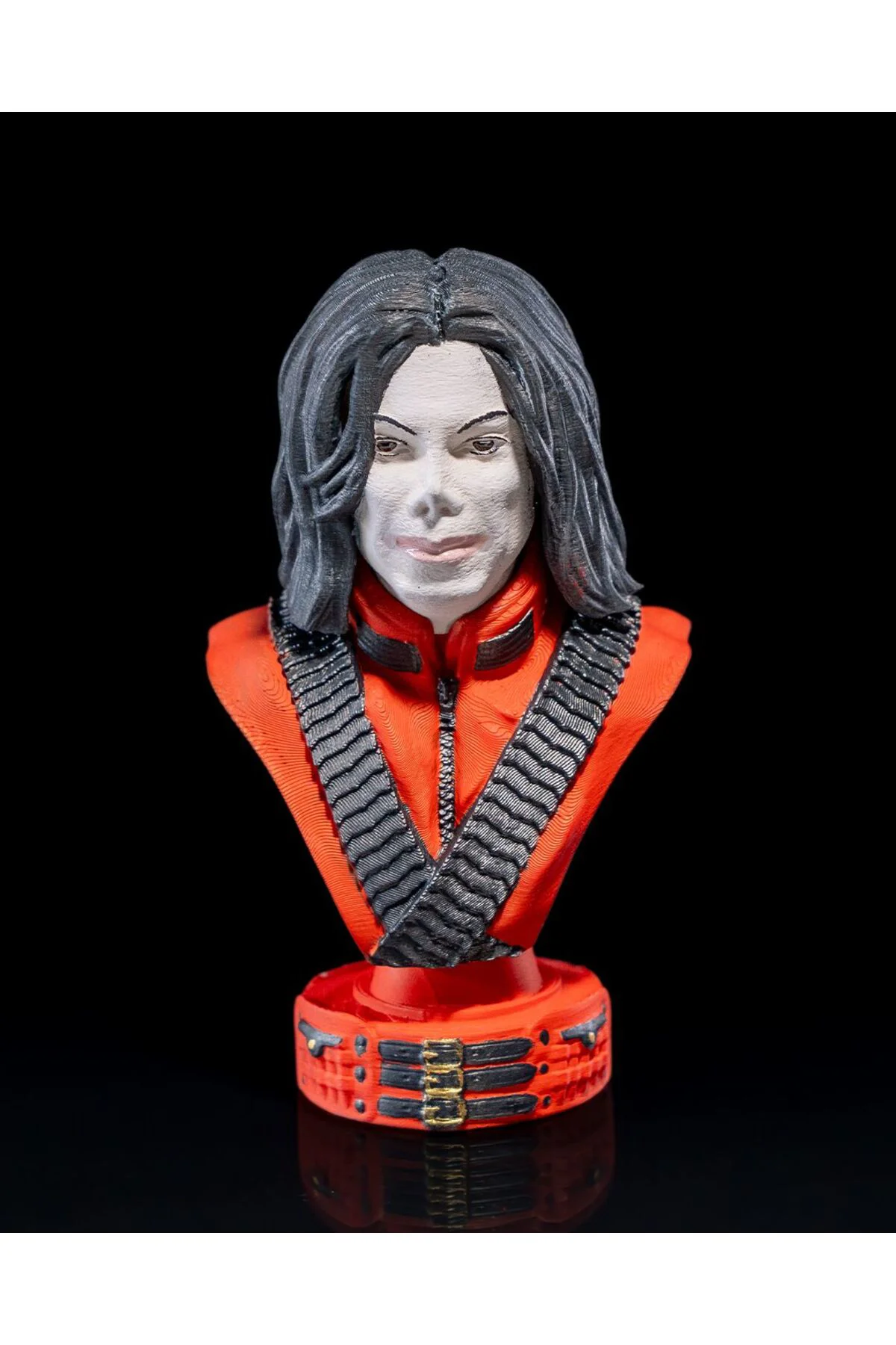 Michael Jackson Boyalı Büst 15 CM