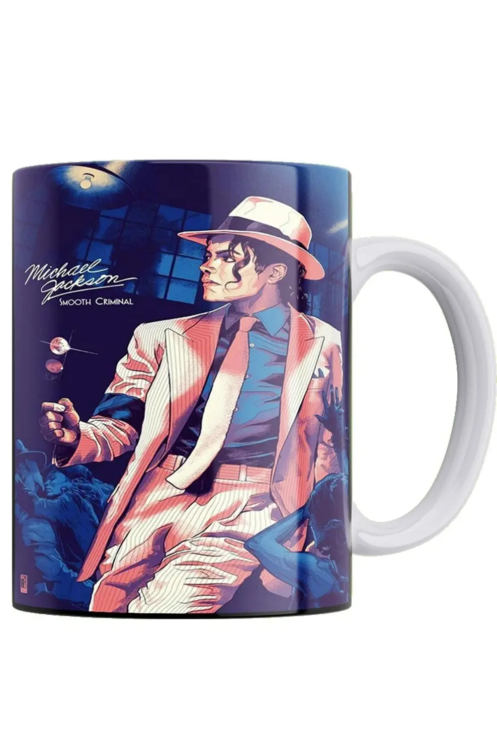 Michael Jackson Çift Taraflı Baskılı Porselen Kupa