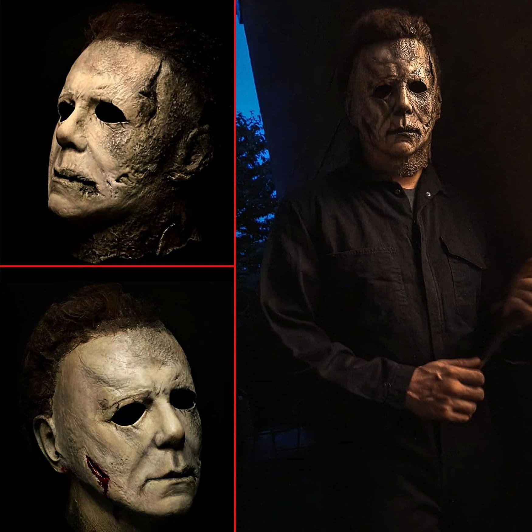 Michael Myers Lateks Maske - Michael Myers Et Maske Kafaya Tam Ge Michael Myers Lateks Maske - Michael Myers Et Maske Kafaya Tam Ge