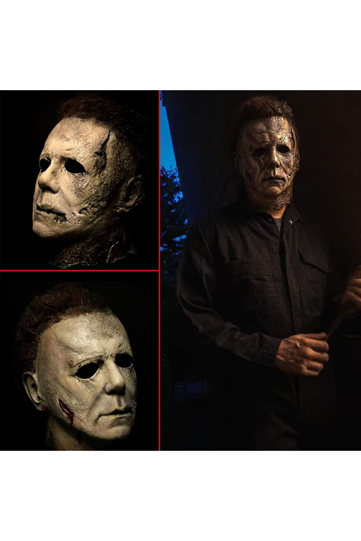 Ok Aksesuar Michael Myers Lateks Maske - Michael Myers Et Maske Kafaya Tam Ge