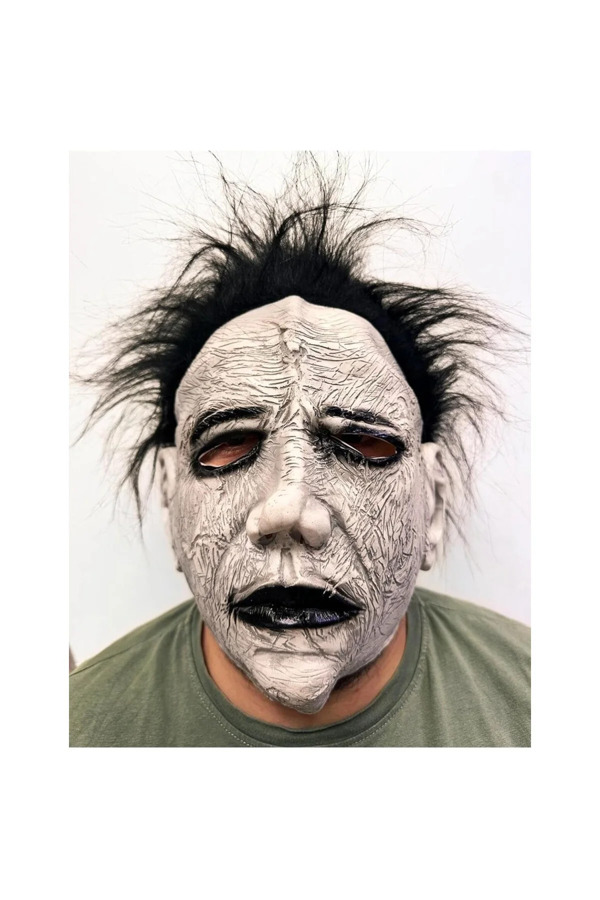 Michael Myers Siyah Saçlı Yüz Maskesi