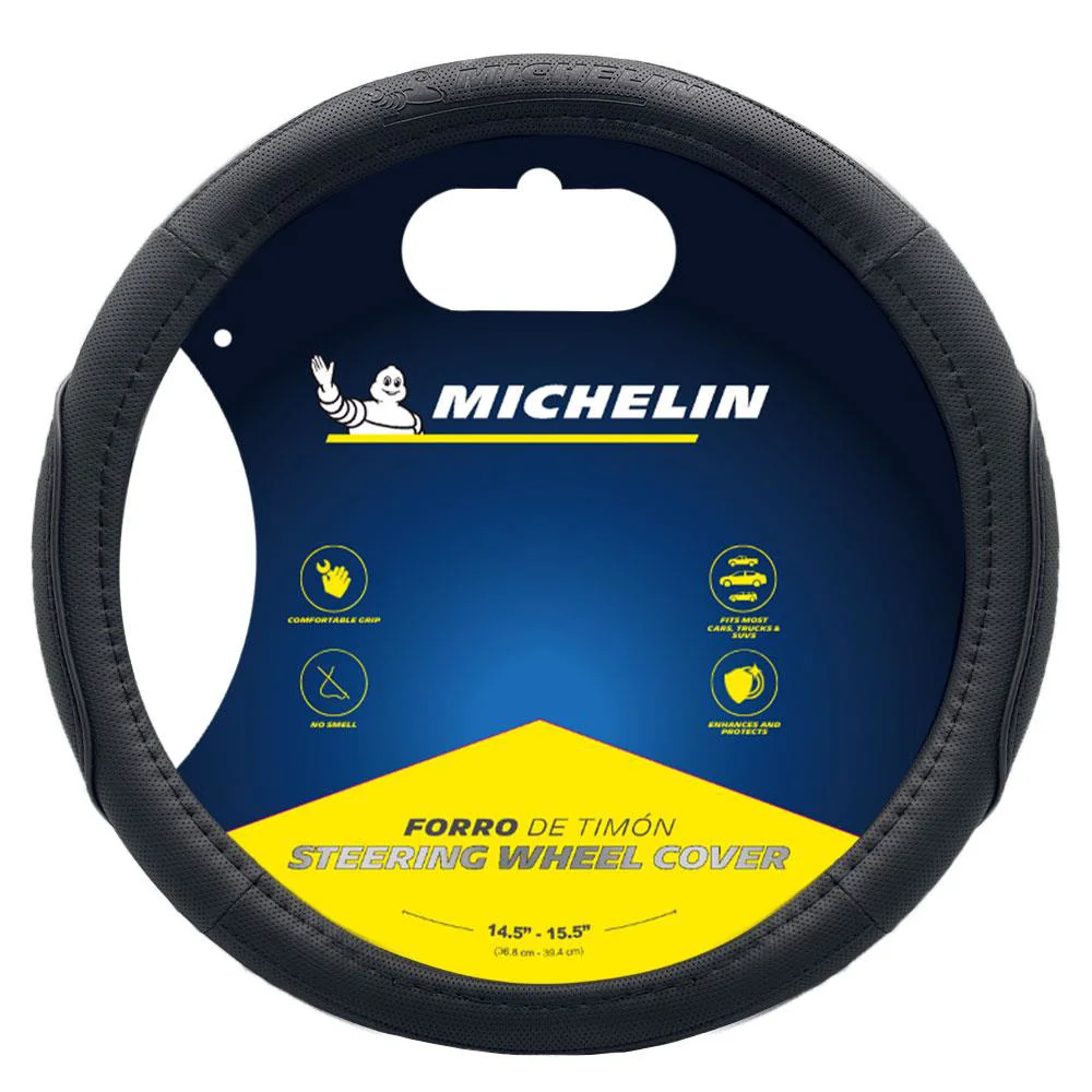 Michelin MC1003N Premium Suni Deri Direksiyon Kılıfı SİYAH Michelin MC1003N Premium Suni Deri Direksiyon Kılıfı SİYAH