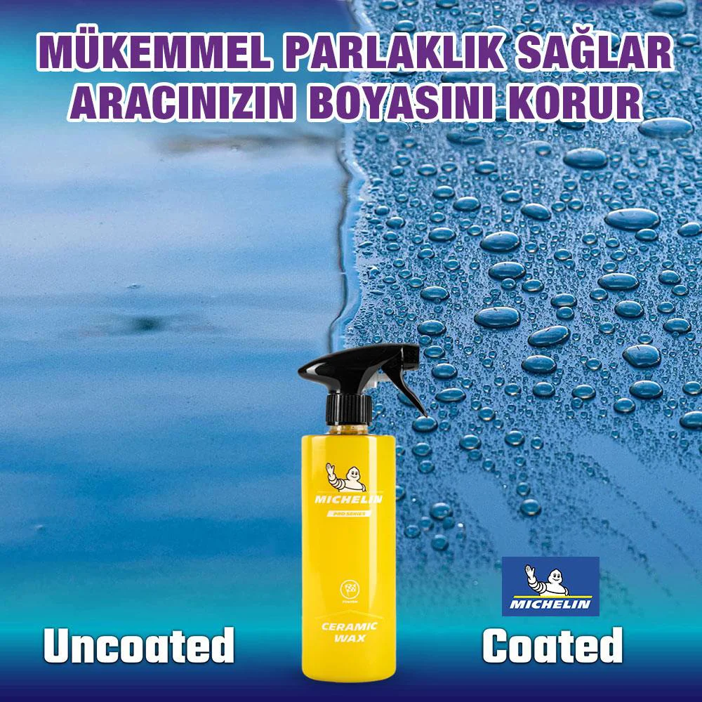 Michelin MC33580 500ml PRO Serisi Seramik Kaplama Hidrofobik Sprey Cila Michelin MC33580 500ml PRO Serisi Seramik Kaplama Hidrofobik Sprey Cila