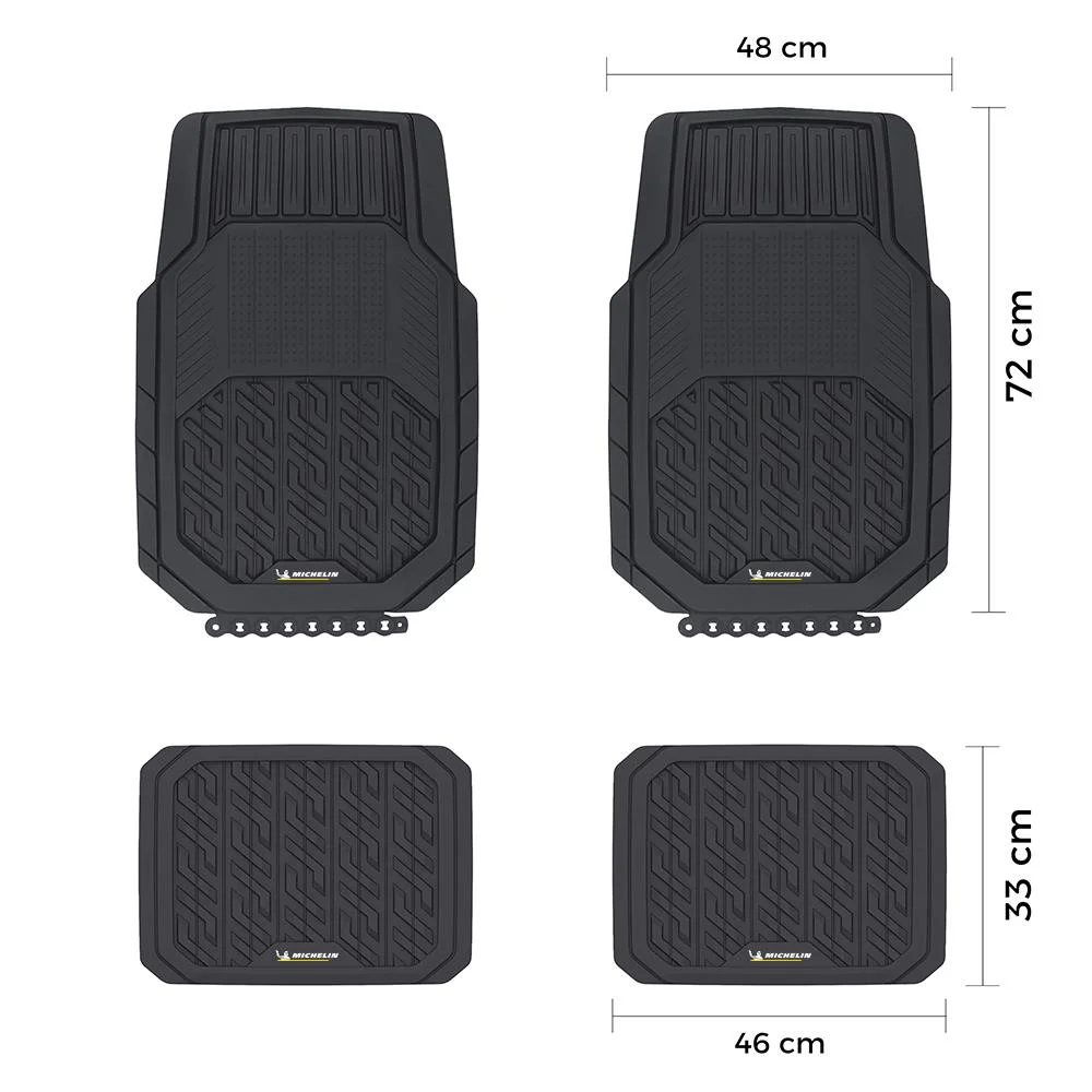 Michelin MC34587 Tüm Araçlara Uyumlu 4 Parça Üniversal 3D Havuzlu Oto Paspas Michelin MC34587 Tüm Araçlara Uyumlu 4 Parça Üniversal 3D Havuzlu Oto Paspas