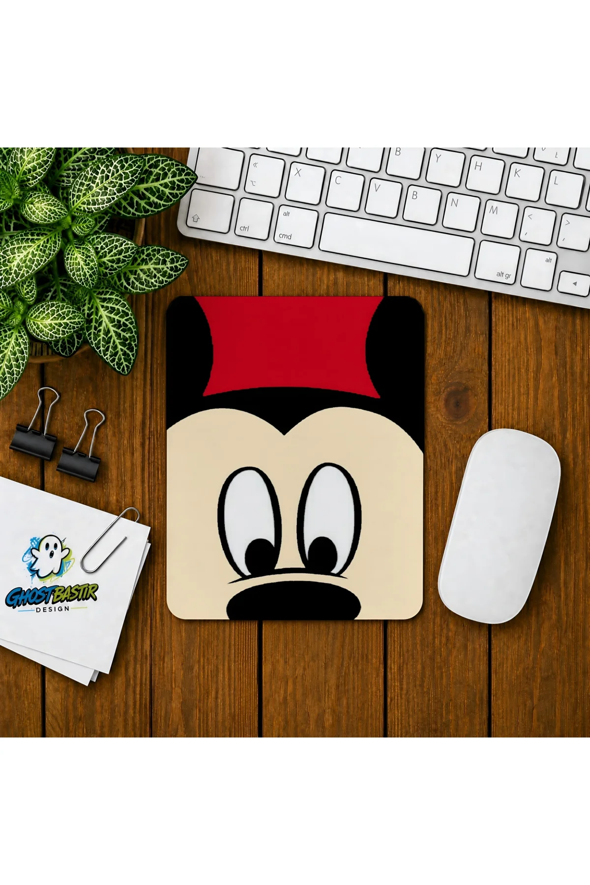 Mickey Mouse Baskılı Oyuncu Mousepad 0201