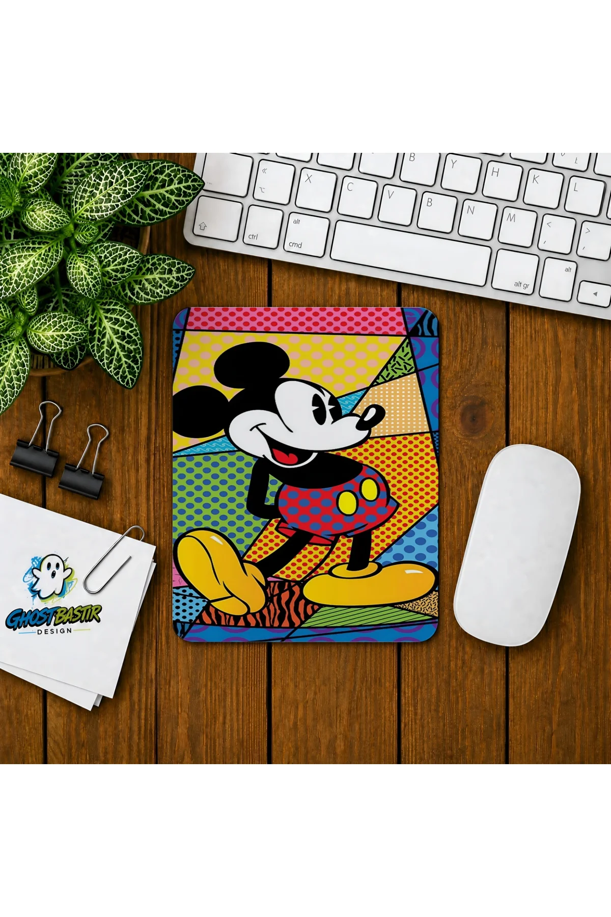 Mickey Mouse Baskılı Oyuncu Mousepad 0202